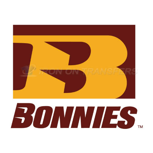 St. Bonaventure Bonnies Logo T-shirts Iron On Transfers N6321 - Click Image to Close